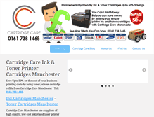 Tablet Screenshot of cartridge-care.co.uk